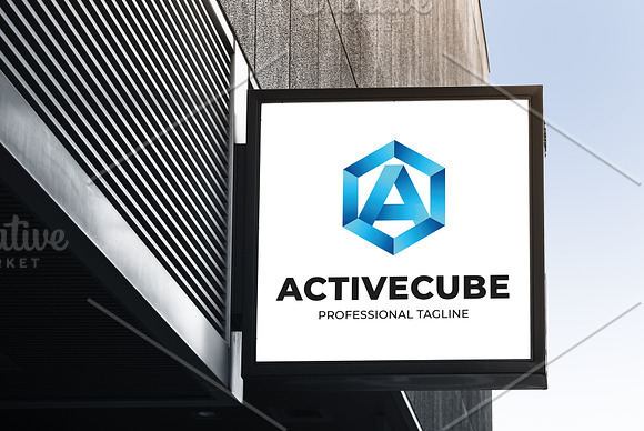 Activecube Logo Template in Logo Templates - product preview 3