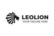 Leo Lion Logo Template