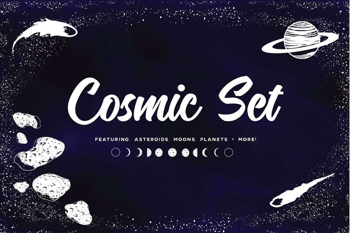 Cosmic Star Set | PNGs & Vectors in Illustrations - product preview 8