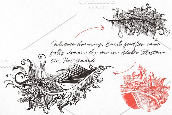 Bohemian magic. Illustrator brushes in Objects - product preview 2