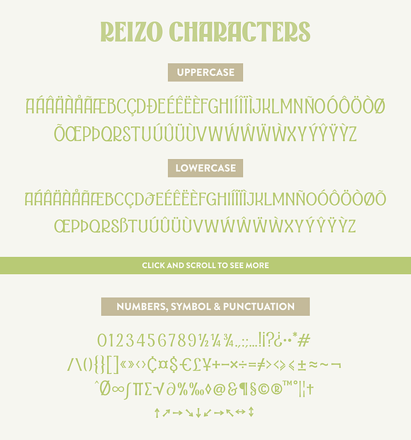Reizo in Sans-Serif Fonts - product preview 10