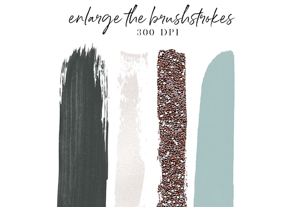200 Watercolor Brushstrokes BUNDLE in Illustrations - product preview 6