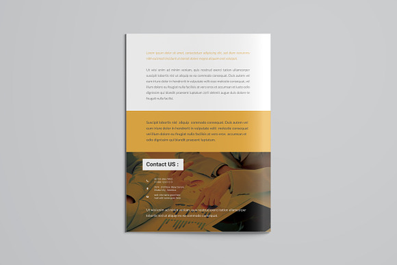Yellow and Black Bifold Brochure in Brochure Templates - product preview 4