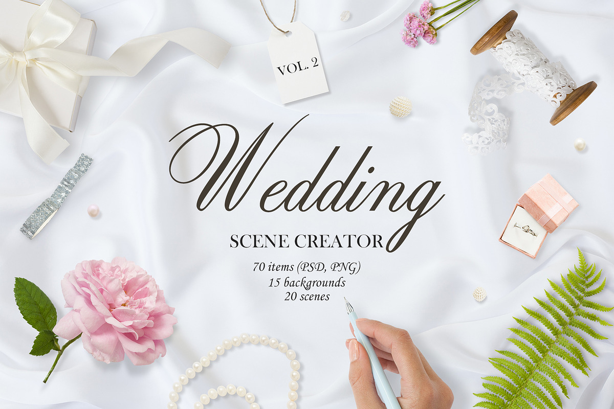 Wedding. Mockup Creator Vol. 2 in Scene Creator Mockups - product preview 8