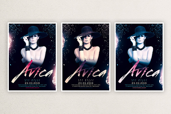Avika Electro 1 in Flyer Templates - product preview 1