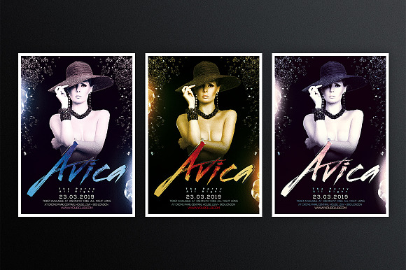 Avika Electro 1 in Flyer Templates - product preview 2