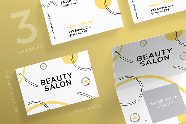 Business Cards | Makeup Collection