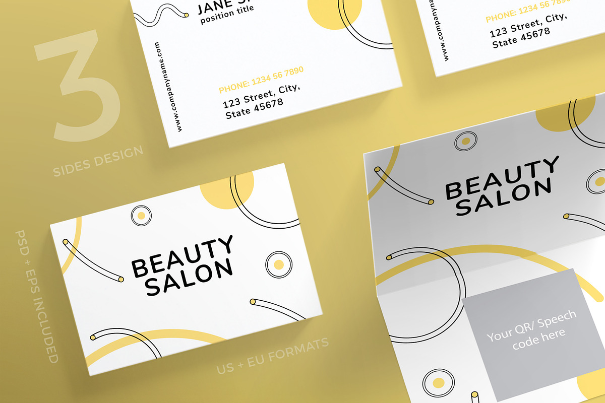Business Cards | Makeup Collection in Business Card Templates - product preview 8