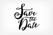 "Save The Date" card template