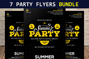 7 Party Flyers Bundle