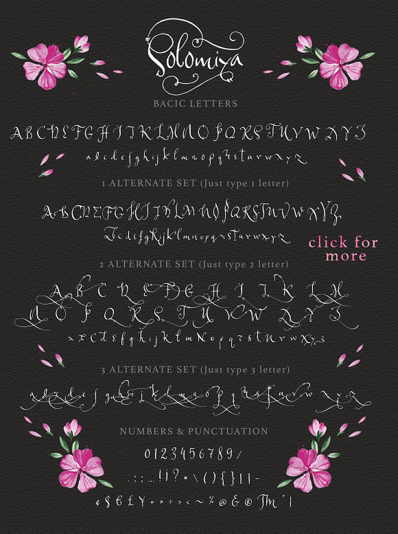 Solomiya.Tribal script font. in Script Fonts - product preview 9