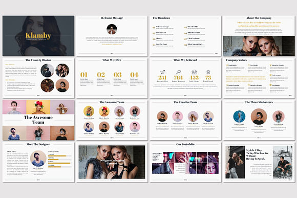 Klamby - Powerpoint Template in PowerPoint Templates - product preview 1