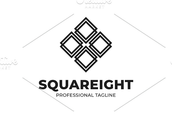 Squareight Logo Template