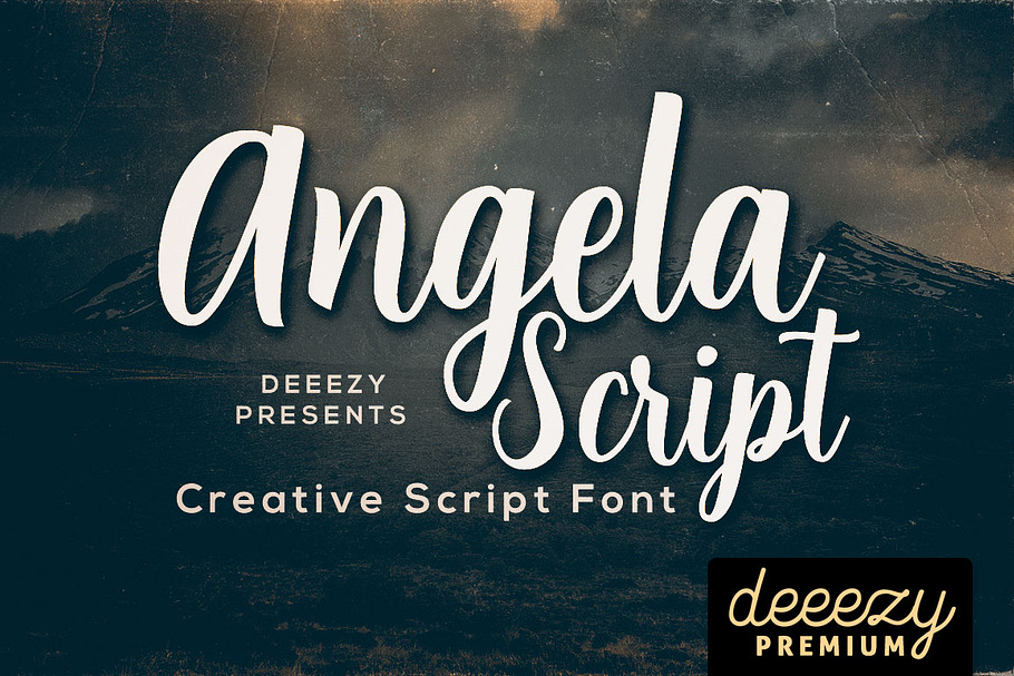 Angela Script Font in Script Fonts - product preview 8