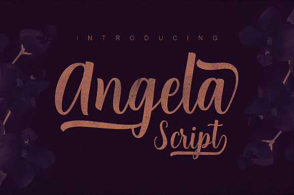 Angela Script Font in Script Fonts - product preview 4
