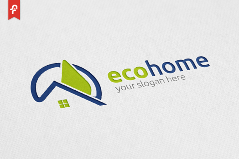 Eco Home Logo in Logo Templates - product preview 8