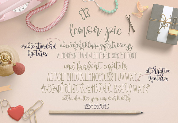 Font Duo, Lemon Pie and FunFont in Display Fonts - product preview 2