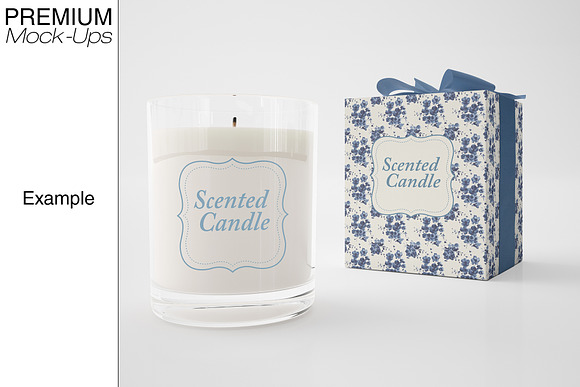 Candle & Gift Box Set in Product Mockups - product preview 11