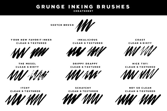 Grunge Pack Vol 01 in Photoshop Brushes - product preview 3