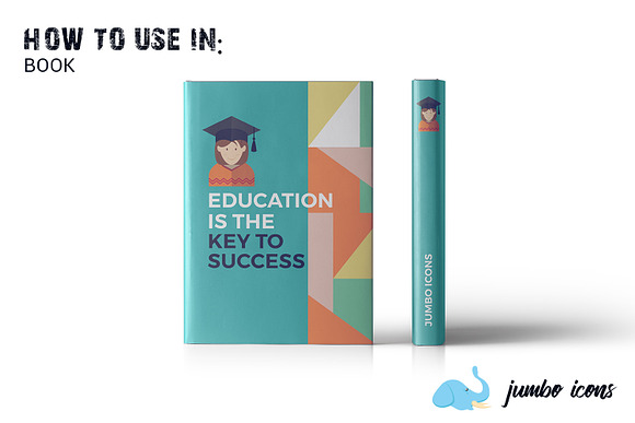 Flat Icons School-Education Set in Graphics - product preview 3