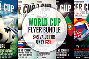 Football World Cup Flyer Bundle
