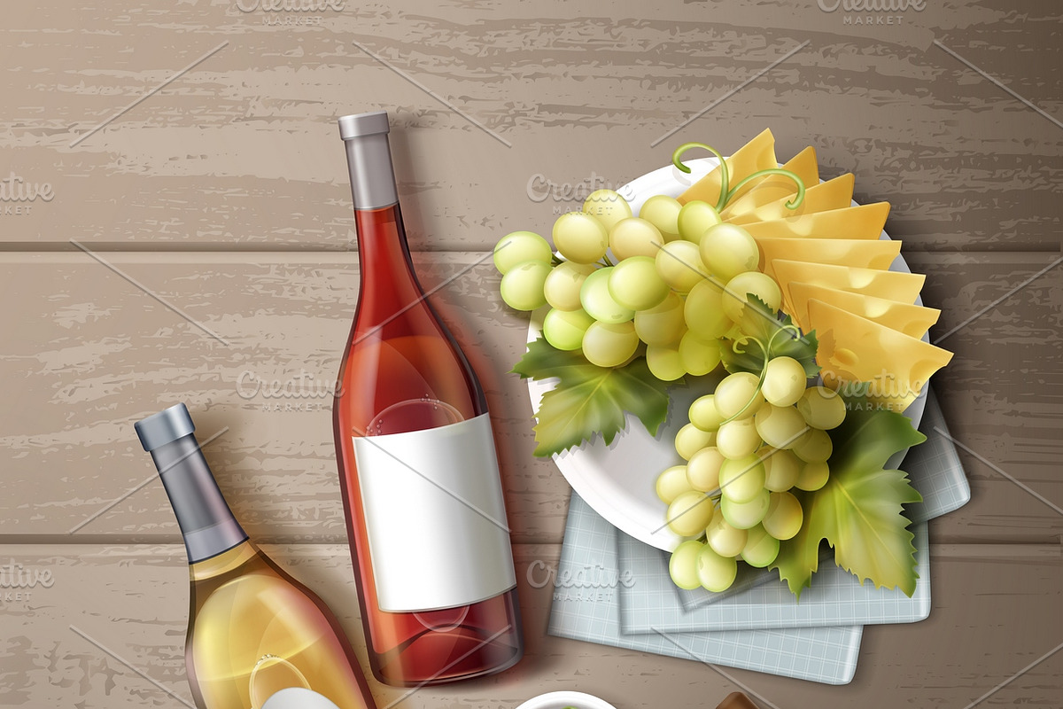 Wine still life in Illustrations - product preview 8