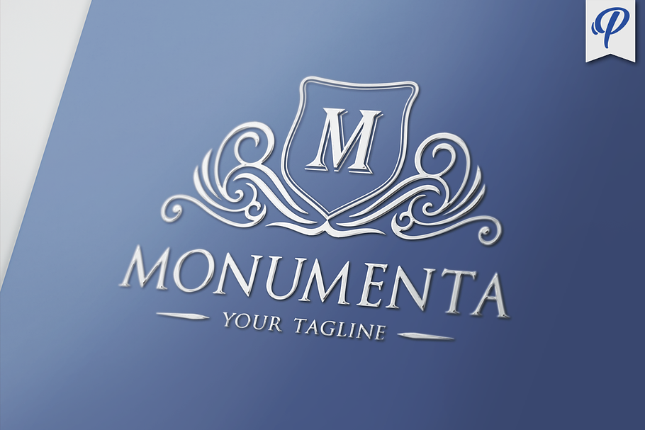 Monumenta - Crest Logo Template