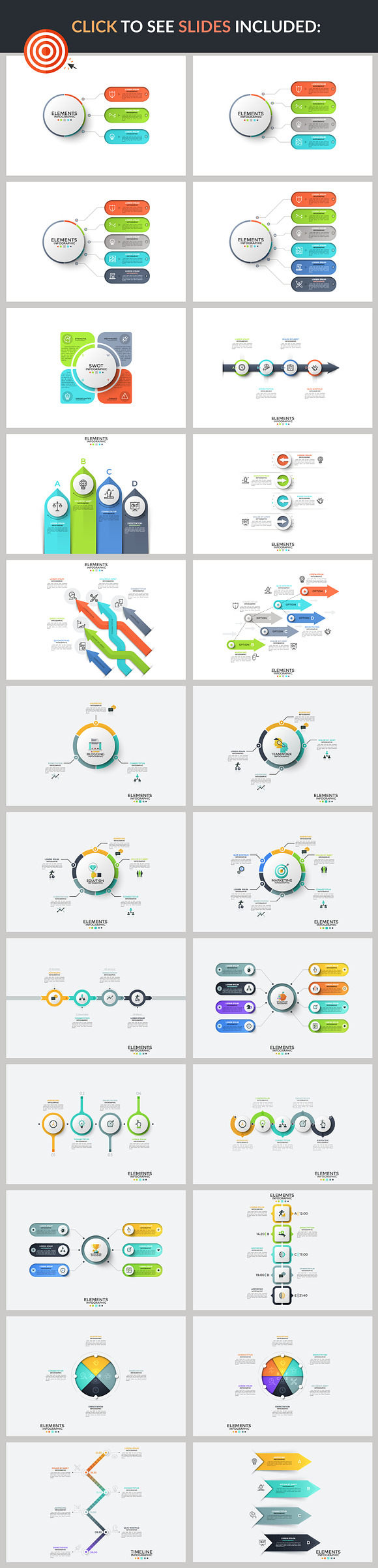 110 Infographic Solutions. Part 1 in PowerPoint Templates - product preview 5
