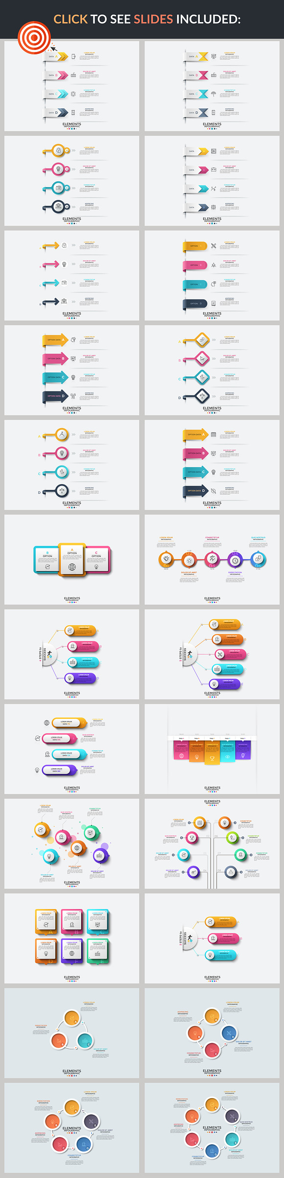 110 Infographic Solutions. Part 1 in PowerPoint Templates - product preview 8