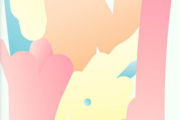 Simple Bounce 20 Pastel Backgrounds in Illustrations - product preview 9
