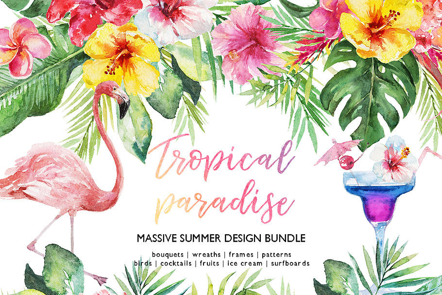 70%OFF Tropical Paradise Design Kit