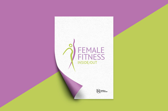 Female Fitness Logo in Logo Templates - product preview 2