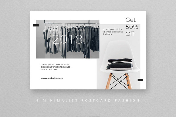 Fashion Postcard Templates in Postcard Templates - product preview 1