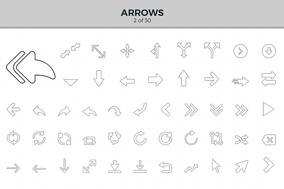 Jumbo Line Icons Pack in Icons Packs - product preview 1