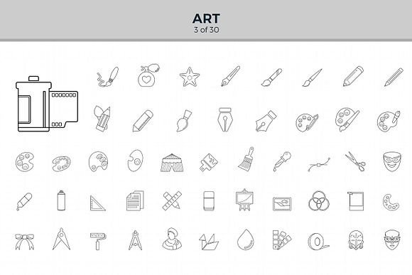 Jumbo Line Icons Pack in Icons Packs - product preview 2