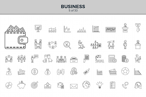 Jumbo Line Icons Pack in Icons Packs - product preview 4