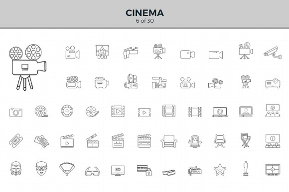 Jumbo Line Icons Pack in Icons Packs - product preview 5