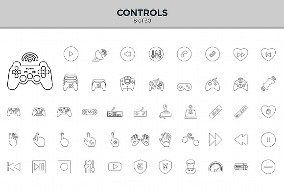 Jumbo Line Icons Pack in Icons Packs - product preview 7