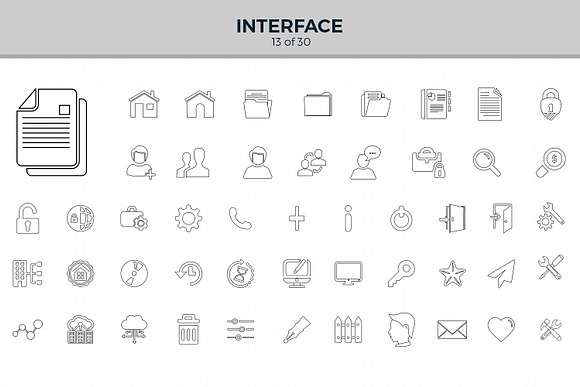 Jumbo Line Icons Pack in Icons Packs - product preview 12