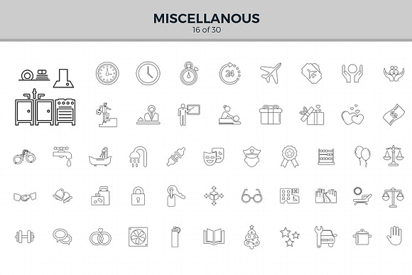 Jumbo Line Icons Pack in Icons Packs - product preview 15