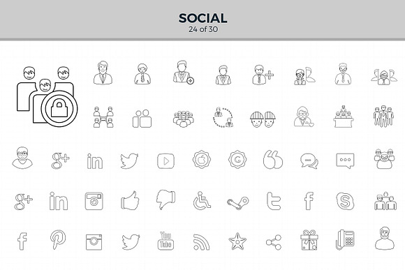 Jumbo Line Icons Pack in Icons Packs - product preview 22