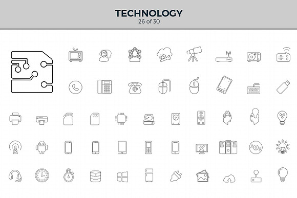 Jumbo Line Icons Pack in Icons Packs - product preview 24