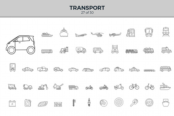 Jumbo Line Icons Pack in Icons Packs - product preview 25