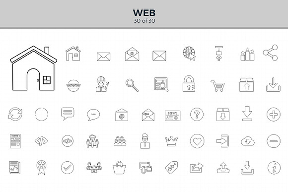 Jumbo Line Icons Pack in Icons Packs - product preview 28