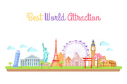 Best World Attractions Travel Agency Promo Banner