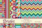 Bright Geometric Papers/Backgrounds