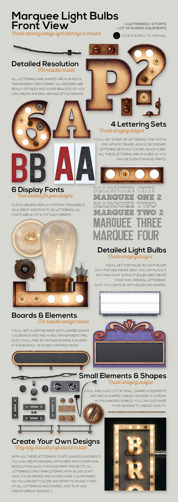 Marquee Light Bulbs - All in 1 in Graphics - product preview 4