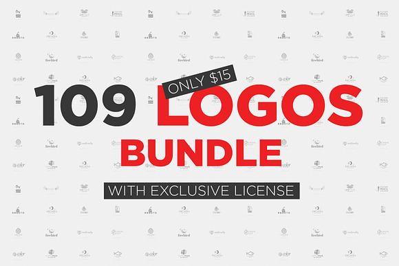 109 Logos Bundle in Logo Templates - product preview 22