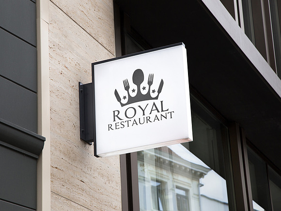 Royal Restaurant Logo in Logo Templates - product preview 8
