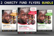 2 Charity Fundraisers Flyers Bundle